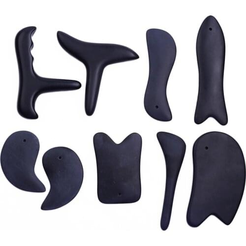 Gua Sha Scraping Massage Tool Smooth Bian Stone Face Body Gouache Scraper Physical Therapy Guasha Detox Massager Acupressure