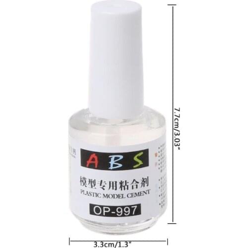 ABS Plastic Model Cement Special Glue Acrylic Plexiglass Fast Adhesive