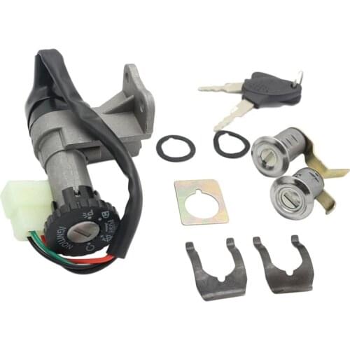 Motorcycle Ignition Switch Key Lock Set for 50Cc 150Cc GY6 Scooter Moped Taotao Jonway Roketa