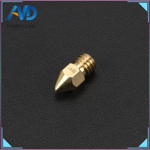 New Arrival Zortrax M200 Nozzle 0.4mm For Brass Steel Bore 3.5mm Screw Thread M6 Print Head For 3D Printer