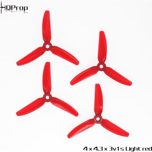Wholesale Dropship 20Pairs HQPROP 4X4.3X3V1S 4043 3-Blade PC Propeller for FPV Racing 4inch Toothpick Micro Long Range Drones