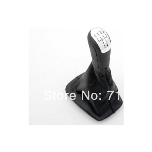Gear Knob & Shift Boot in Car Styling Chrome For Skoda Fabia MK2