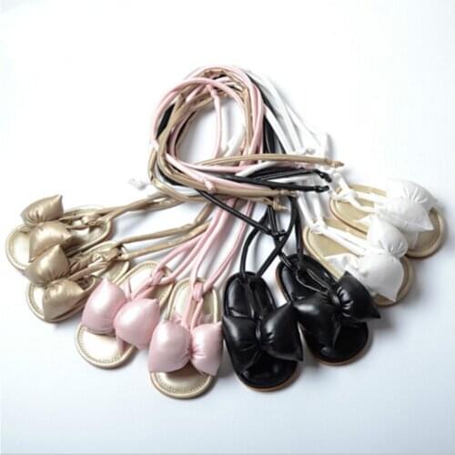 2018 Brand New Newborn Toddler Infant Summer Baby Girls Sandals Kids Girl Roman Shoes Big Butterfly Beach Shoes