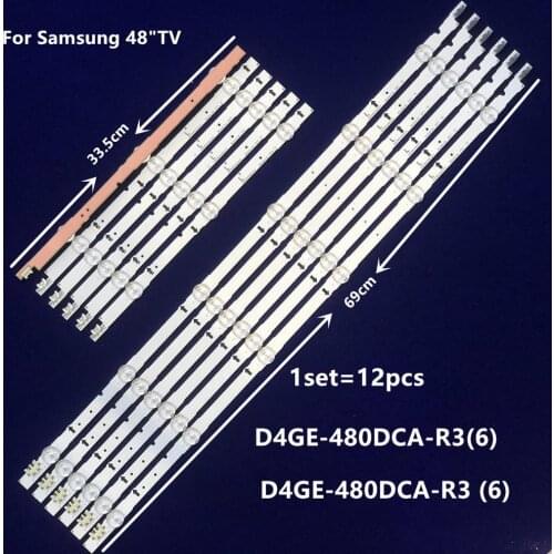 LED Backlight strip 9 lamp For SAMSUNG 2014SVS48F UA48J5088AC UE48H6400 BN96-30453A D4GE-480DCA-R3 D4GE-480DCB-R3 ue48h6500