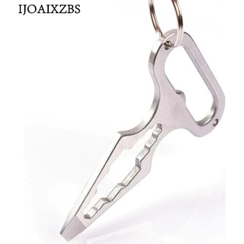 Topvico Self Defense Supplies Protection Tool Weapons Personal Self Defence Stainless Steel Bottle Opener Combination Wrench