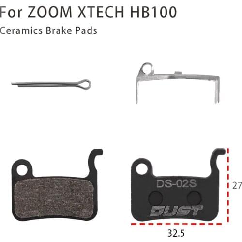 1Set Universal Disk brake Pads for M365 XTECH Hydraulic Brake MTB Bicycle Disc Ceramics Semi-Metallic brake Pad ZOOM XTECH HB100