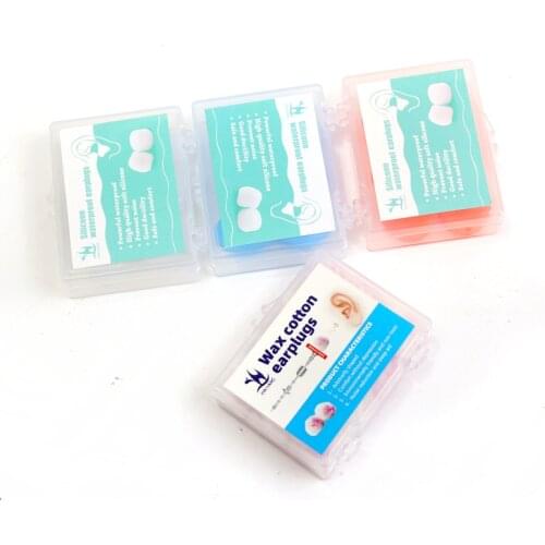 5box Anti-noise Earmuff New Waterproof Silicone Soft Water Sports Earplugs Showering Protective Ear Plugs Swimming Earplugs