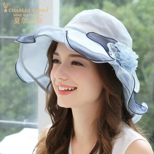 Spring Summer Sun Visor Womens Hat Holiday Elegant Silk Sunscreen Beach Hats Female Korean Elegant Ladies Cap Cool Caps H6665