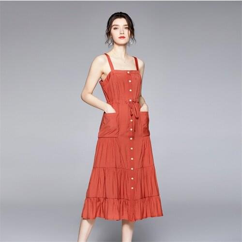 Summer Dress Women Sleeveless Casual Holiday Dress 2021 New Fashion Elegant Dresses Vestidos