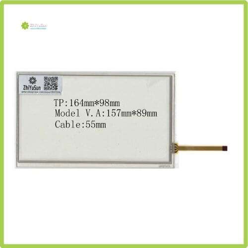 ZhiYuSun LM70TQ176 164mm*98mm Compatible Touch Screen glass 164*98 for GPS tble for industry applications