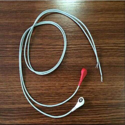 10pcs/lot Half-finished ECG Cable with shilded electrical wire Cable