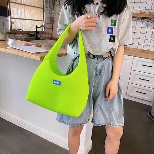2021 Fashion Casual Shoulder Handbags Female Large Capacity Travel Totes New Design Solid Color Crossbody Bags For Women
