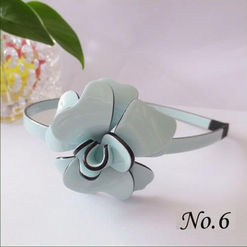 3 BLESSING Good Girl Women Acrylic Bowknot Headband Wholesale High Grade