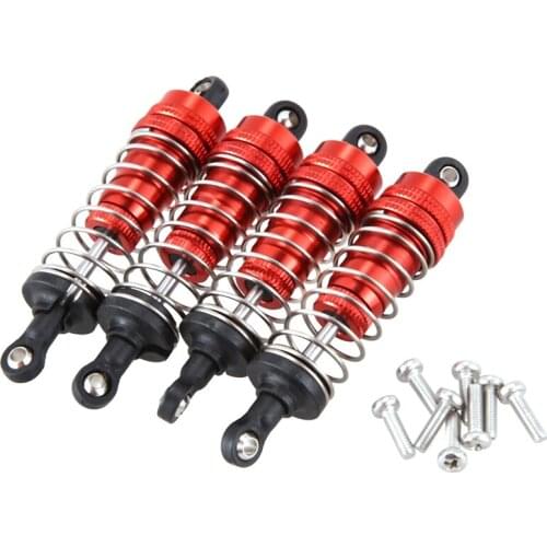 4Pcs Metal Shock Absorber Damper Replacement Accessory Fit for WLtoys 144001 1/14 4WD RC Drift Racing Car Parts