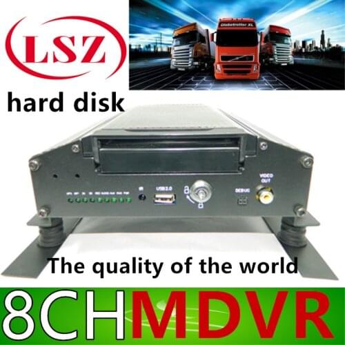 8 way hard disk car video recorder supports docking bus stop station and advertisement machine LED factory