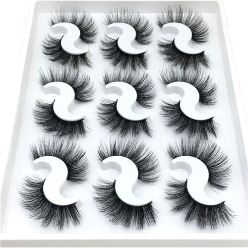 9/5/2 Pairs Mink Eyelashes False Eyelashes Natural 3D Eyelashes Dramatic Fake Lashes Makeup False Eyelash Extension Makeup Tools