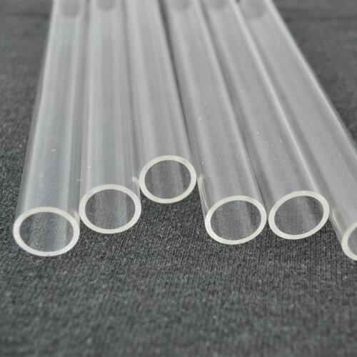 48pcs OD12x2x1000mm Acrylic Tube Clear Plastic Water Pipe Perspex Home Improvement Furniture Towel Rail Shower Curtain Rod