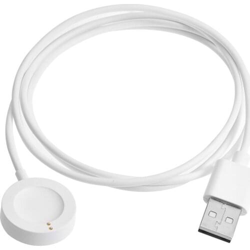 White Magnetic Charging Cable Cord Charger for Fossil Gen 4/5 1m USB Charging Cable for Gen 4 Sport Michael Kors RunwayEmporio