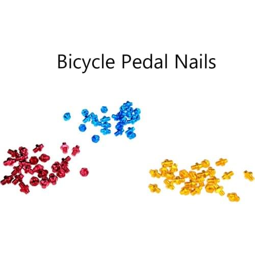 4pc/8pc/16pc Bicycle Pedal Nails Bike Repair Part Aluminum Alloy Cycling Pedal Accessories MTB Road Bike Non-slip Pedal Pins