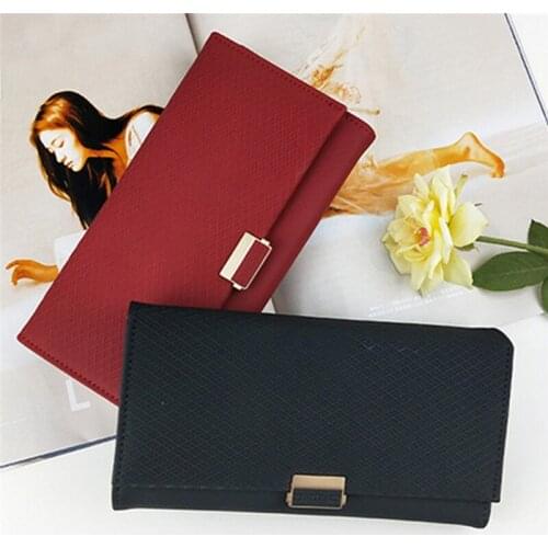Fashion Three-Fold Purse Ladies Wallet Womens Mini Money Wallet Long Wallet Clutch Bag Female Wallet