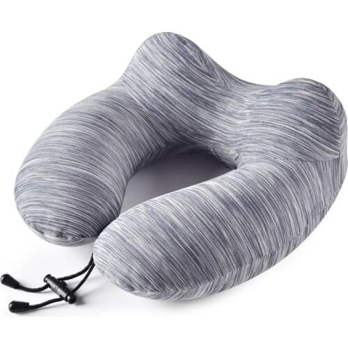 Portable Inflatable U-Shape Pillow Traveling Pillow Blowing U-Shaped Pillow Neck Pillow