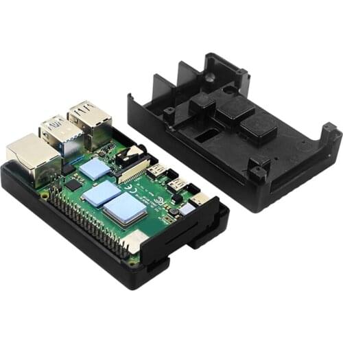 Raspberry Pi 4B Model B Dual Fans Aluminum Metal Armor Shell for RPi 4B/3B+/3B 87HE