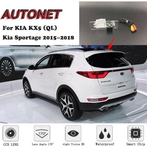 AUTONET HD Night Vision Backup Rear View camera For KIA KX5 (QL) Kia Sportage 2015~2018 CCD/ license plate camera