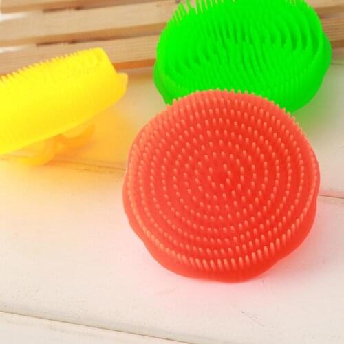 Shampoo Scalp Shower Washing Hair Brush Head Massage Comb Soft Bathing Tool