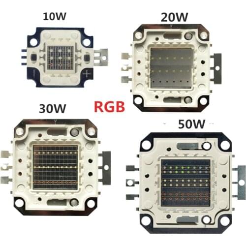 LED Full wattage High Power Cob lamp 10W 20W 30W 50W 100W 35mli RGB LED Chips Beads Blubs Epistar For DIY Spotlight Flood light