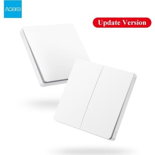 Aqara Smart Switch Light Remote Control ZiGBee wifi Wireless Single Double Key Wall Switch Work For Mijia Mi Aqara Home APP