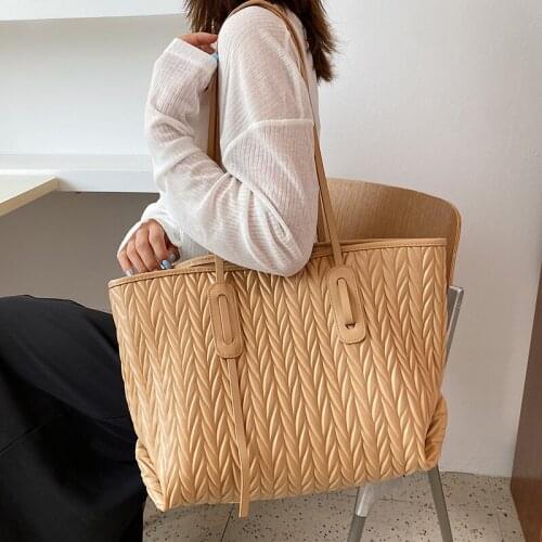 Large Capacity Women Pu Leather Handbags Shoulder Bags Designer Ladies Shopping Travel Bag Casual Female Tote Messenger Bags New