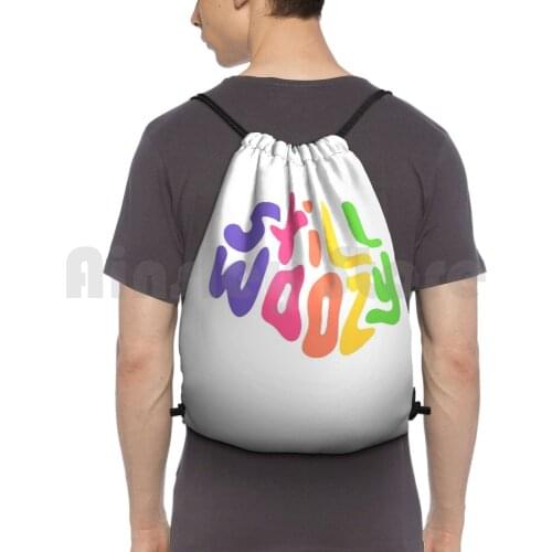 Still Woozy Backpack Drawstring Bag Riding Climbing Gym Bag Still Woozy Still Woozy Still Woozy Still Woozy Art Still Woozy