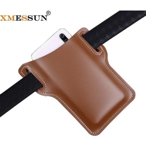 XMESSUN Mobile Phone Belt Bag 2021 New Fashion Outdoor Portable Tool Cover Ladies Belt Mobile Phone Protection Leather Case Ins