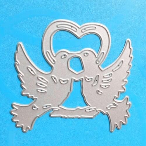 YLCD925 Love Pigeon Metal Cutting Dies For Scrapbooking Stencils DIY Album Cards Decoration Embossing Folder Die Cutter Tools