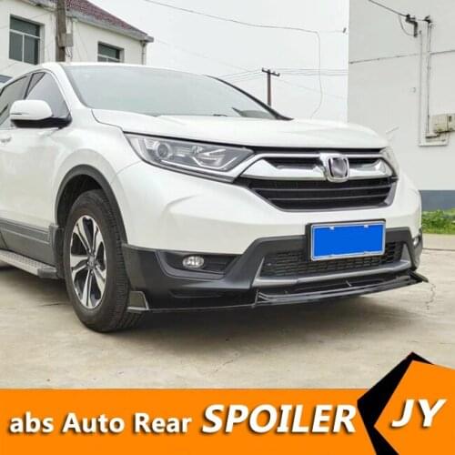 For Honda CRV Body kit spoiler 2017-2019 For CRV ABS Rear lip rear spoiler front Bumper Diffuser Bumpers Protector