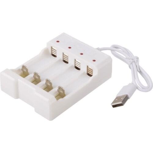 USB battery charger independent battery 4 slots universal charging adapter for AA / AAA battery fast charging tool