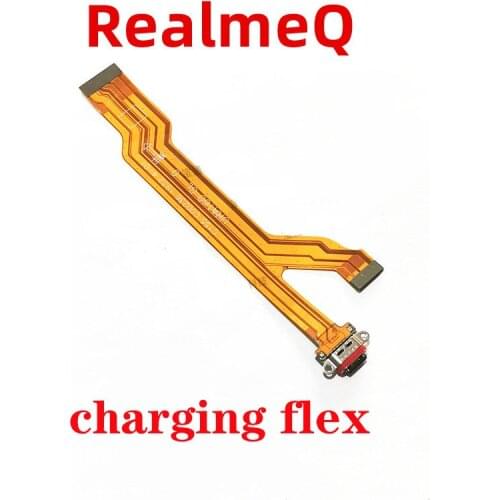 For OPPO Realme Q charging tail plug cable mobile phone microphone microphone tail plug connection motherboard cable