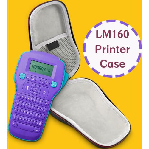 Absonic EVA Hard Case for Dymo LabelManager 160 280 LM160 LM280 Label Maker D1 45013 for Travel Protective Carrying Storage Bag