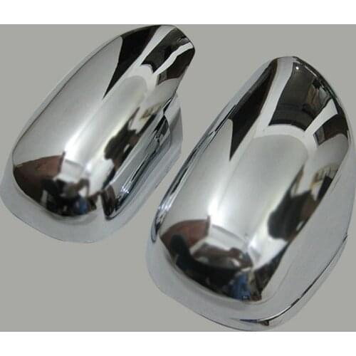 2pcs ABS Chrome For Toyota Land Cruiser Prado FJ 120 Accessories Side Mirror Cover For Toyota Land Cruiser Prado Fj120 2003-2009