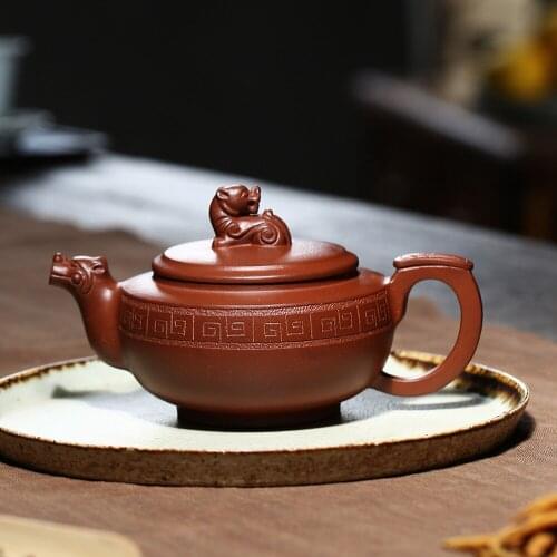 330ml Chinese Yixing Zisha Teapot Handmade Purple Clay DicaoqingNi Large Teapot