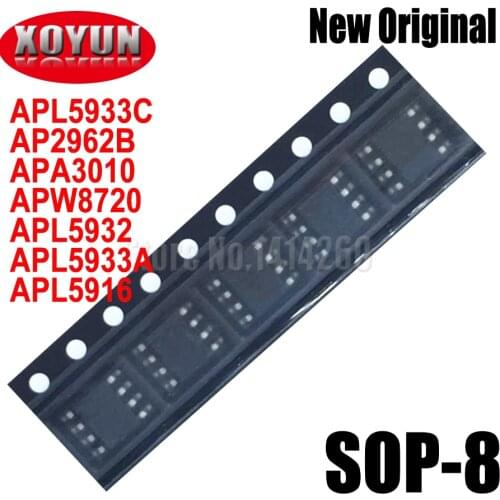 5pieces/lot APL5933C AP2962B APA3010 APW8720 APL5932 APL5933A APL5916 SOP-8