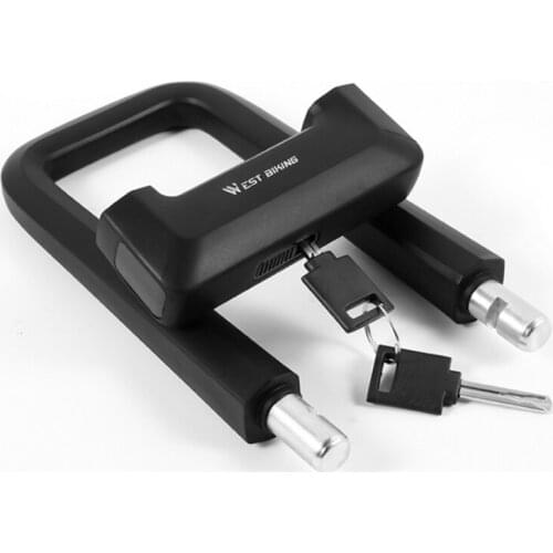 Anti-theft Bicycle Security Lock, With 2 Keys, Zinc Alloy, MTB Bike Strong Padlock for bicycle Motorcycle Cycle U Lock