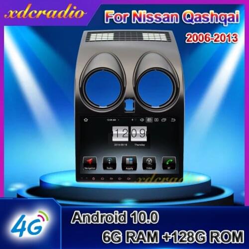 Xdcradio 9 Inch Android 10.0 DSP Car Radio Multimedia Video Player For Nissan Qashqai GPS Navigation autoradio 4G 2007-2014