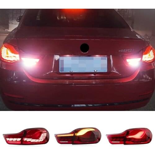 2PCS Car Tail Lights Parts For BMW The 4 Series F32 F36 F82 M4 GTS OLED Taillights Rear Lamp LED Signal Parking Lights FACELIFT