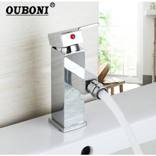 Bathrrom Basin Bidet Vanity Sink Faucet Mixer Tap Brass Chrome Polish Basin Sink Mixer Tap Faucet Swivel Spout