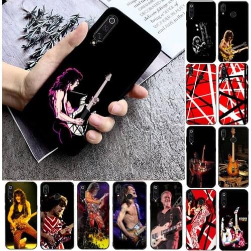Eddie Van Halen Graphic Guitar Phone Case Phone Case For Xiaomi mi9 mi8 F1 9SE 10lite note10lite Mi8lite Back Coque xiaomimi5x