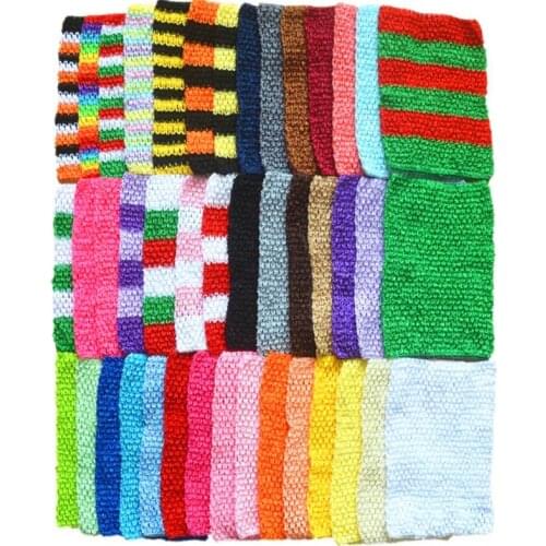 43 colors 9 inch 20X23cm baby children Skirt Crochet fabric elastic Tops Chest Wrap skirts Fabric EL17