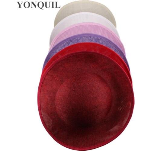 Imitation Sinamay Fascinators Bases 30 CM Round Women Ladies Millinery DIY Hair Accessories Make For Wedding Fascinators Hats