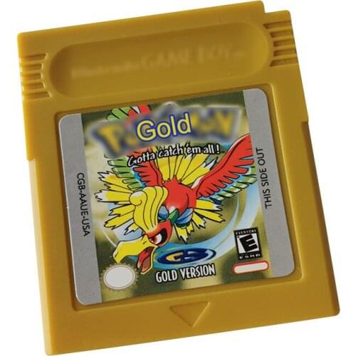 Golden Series Classic Collect Colorful Version Video Game Cartridge Console Card English Language