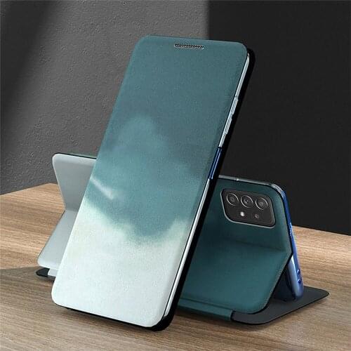 Leather Flip Magnetic Case For Samsung Galaxy S21 FE S 21 Ultra S20 Plus Sumsung A52 A72 A32 Stand Wallet Painted Cover Fundas